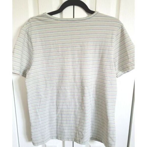 Woolrich Women’s Short Sleeve Top Shirt Sz Large Machine Washable‎ Color: Meadow - Picture 2 of 6